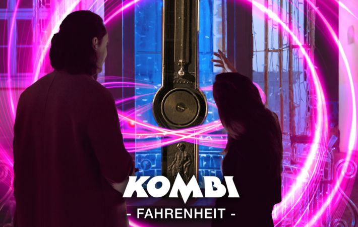 Okładka najnowszego singla zespołu KOMBI Fahrenheit